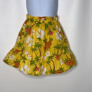 Gymboree girls aloha sunshine pineapple skirt 5